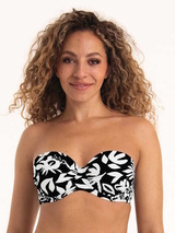 Rosa Faia Bademode Catalina schwarz/weiß gemoldefer bikini bh