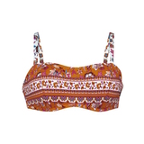 Rosa Faia Bademode Bella orange unwattierter bikini bh