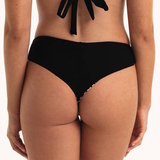 Rosa Faia Bademode Grace schwarz/braun bikini slip