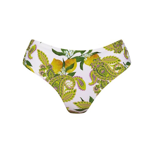 Rosa Faia Bademode Ida weiß/print bikini slip