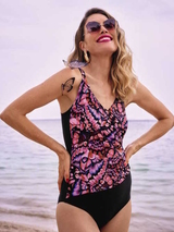 Anita Care Praia rosewood prothesen-badeanzug