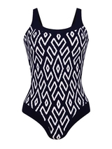 Anita Care Stockholm navy-blau prothesen-badeanzug