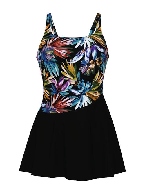 Anita Care Kista schwarz/print prothesen-badeanzug