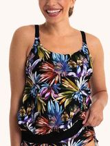 Anita Care Girona schwarz/print prothesen-tankini
