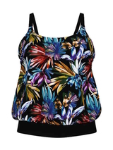 Anita Care Girona schwarz/print prothesen-tankini