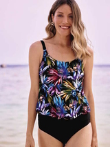 Anita Care Girona schwarz/print prothesen-tankini