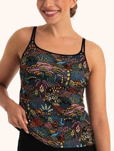 Anita Care Rimini schwarz/print prothesen-tankini