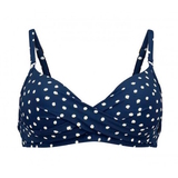 Rosa Faia Bademode Maja navy-blau/weiß gemoldefer bikini bh