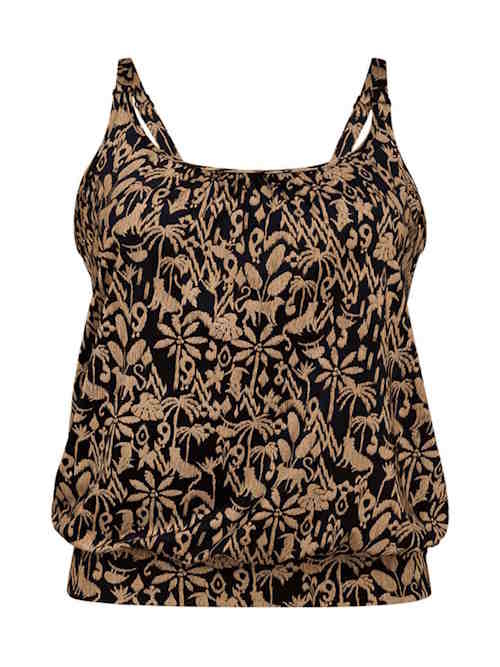 Anita Care Pocatello schwarz/print prothesen-tankini