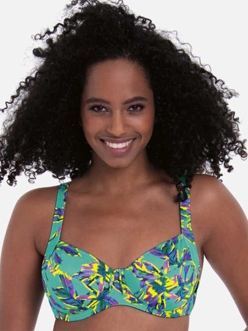 Rosa Faia Bademode Sibel türkis/print set