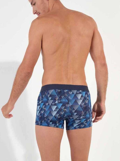 HOM Mekong blau/print boxershort