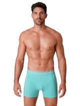 Muchachomalo Basic schwarz/blau baumwoll-boxershort
