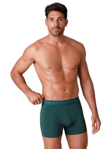 Muchachomalo Basic schwarz/blau baumwoll-boxershort