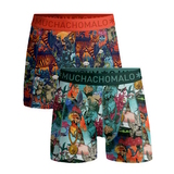 Muchachomalo Vogelkatze mehrfarbig/print baumwoll-boxershort
