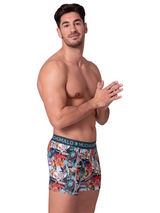 Muchachomalo Vogelkatze mehrfarbig/print baumwoll-boxershort