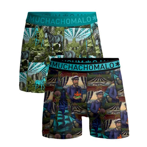 Muchachomalo CaptainDonkey mehrfarbig/print baumwoll-boxershort