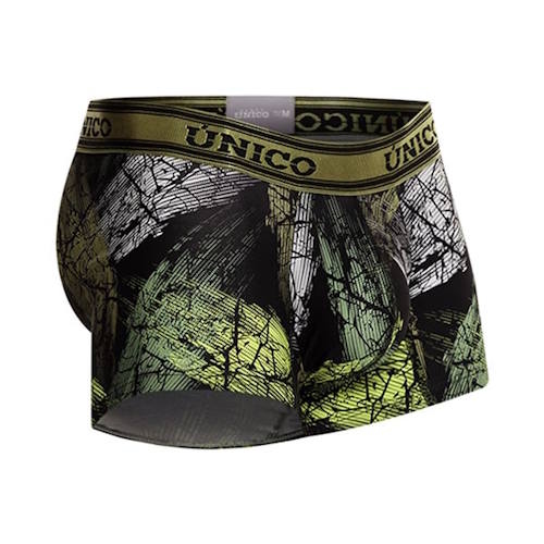 Mundo Unico Bractea schwarz/print sport trunk