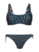 Rosa Faia Bademode Wika blau/print set