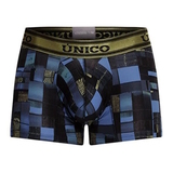 Mundo Unico Esquema navy-blau/print sport trunk