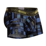 Mundo Unico Esquema navy-blau/print sport trunk