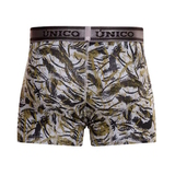 Mundo Unico Faceta grau/print sport trunk