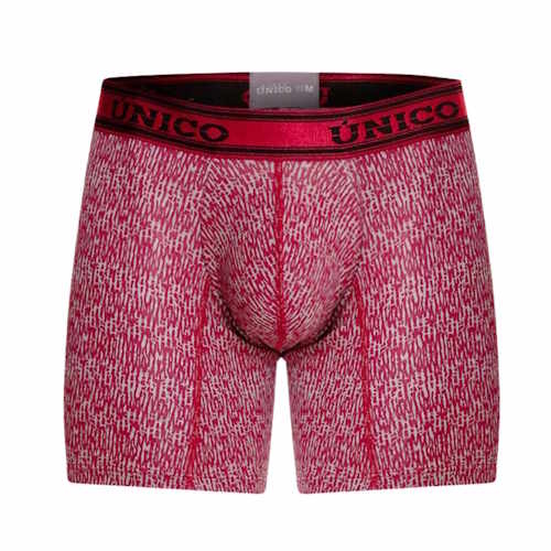 Mundo Unico Tallo rot/print baumwoll-boxershort