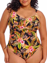 Elomi Schwimmen Tiger Valley schwarz badeanzüge