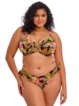 Elomi Schwimmen Tiger Valley schwarz unwattierter bikini bh