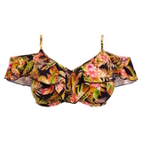 Elomi Schwimmen Tiger Valley schwarz unwattierter bikini bh