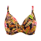 Elomi Schwimmen Tiger Valley schwarz unwattierter bikini bh