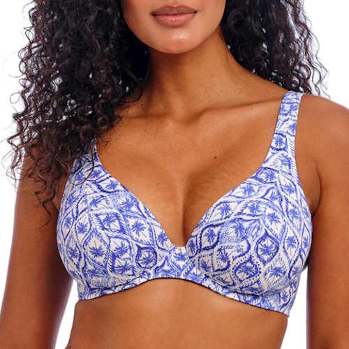 Freya Swim Ocean Breeze jeans blau unwattierter bikini bh