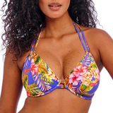 Freya Swim Tiger Valley blau unwattierter bikini bh