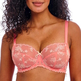 Freya Offbeat Decadence koralle nicht geformter bh