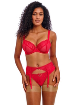Freya Loveland rot strumpfhalter
