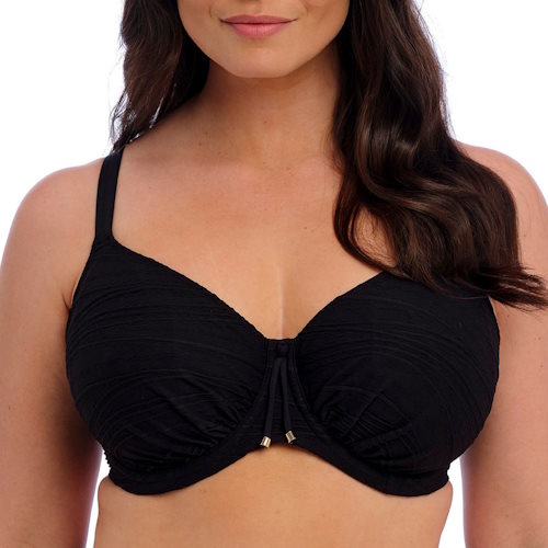 Fantasie schwimmen Beach Waves schwarz unwattierter bikini bh