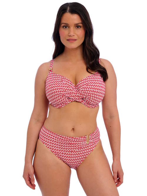 Fantasie schwimmen Koh Lipe rot/weiß bikini slip