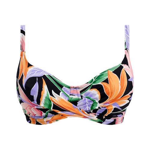 Fantasie schwimmen Mykonos Cove schwarz unwattierter bikini bh