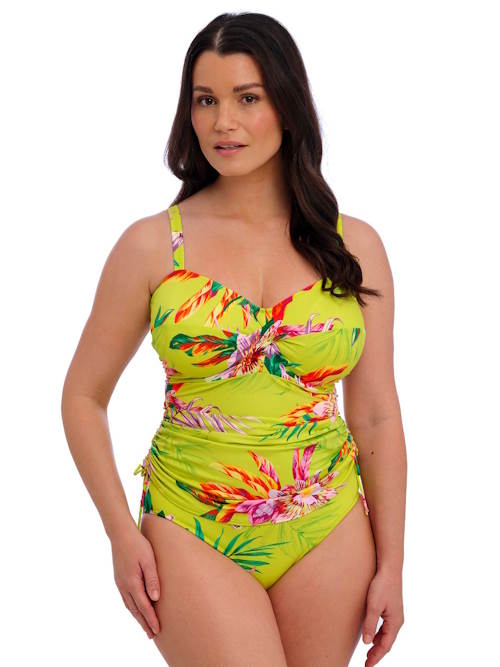 Fantasie schwimmen Cala Macarella gelb tankini top