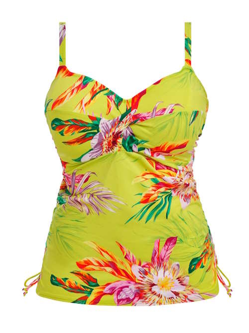 Fantasie schwimmen Cala Macarella gelb tankini top