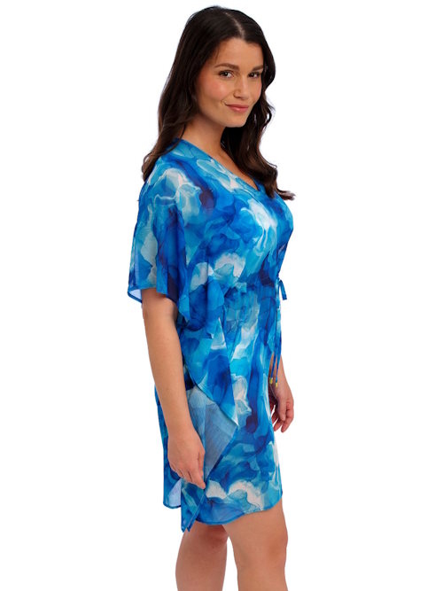 Fantasie schwimmen Saunton Sands blau kaftan