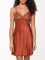 LingaDore Nacht Ginger Bread cinnamon slipdress
