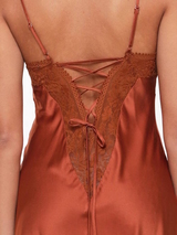 LingaDore Nacht Ginger Bread cinnamon slipdress