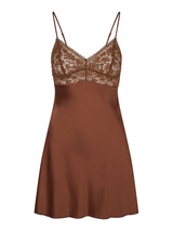 LingaDore Nacht Ginger Bread cinnamon slipdress