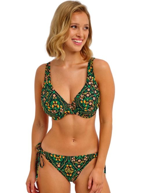 Freya Swim Sunset In Seville schwarz/print bikini slip