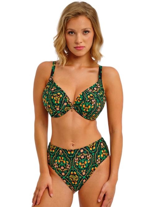 Freya Swim Sunset In Seville schwarz/print bikini slip