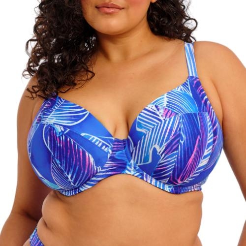 Elomi Schwimmen Maluku Island blau unwattierter bikini bh