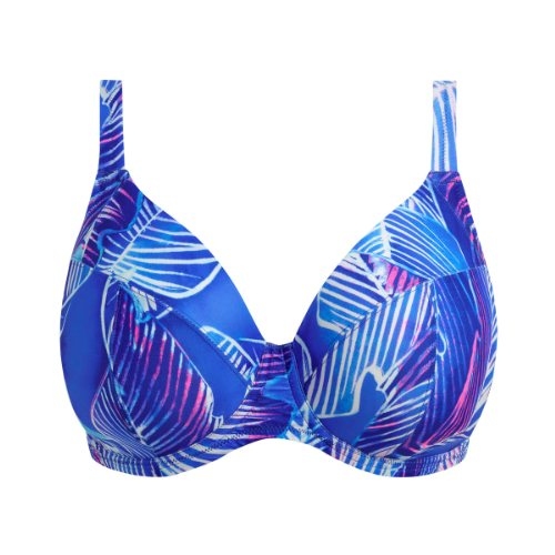 Elomi Schwimmen Maluku Island blau unwattierter bikini bh