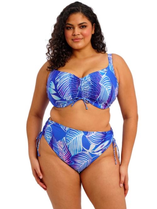 Elomi Schwimmen Maluku Island blau unwattierter bikini bh