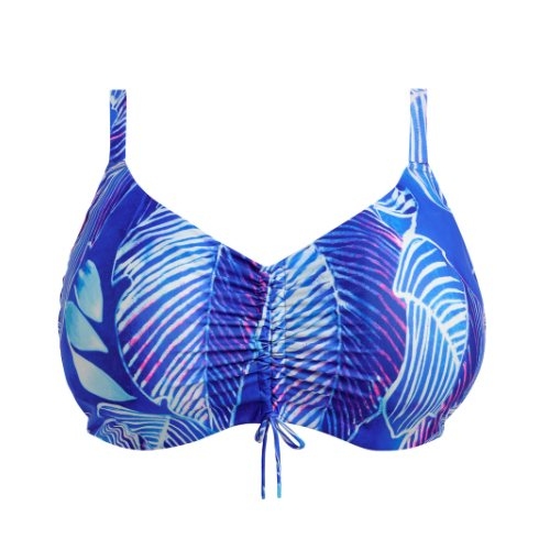 Elomi Schwimmen Maluku Island blau unwattierter bikini bh