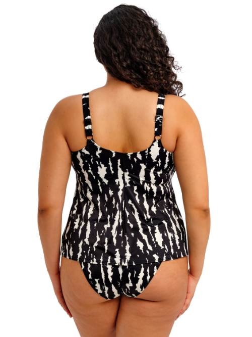 Elomi Schwimmen Echo Shell schwarz/weiß tankini top